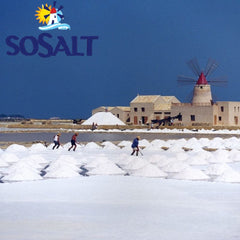 SOSALT Dal Mare di Trapani hand-harvested salt for artisanal flavor