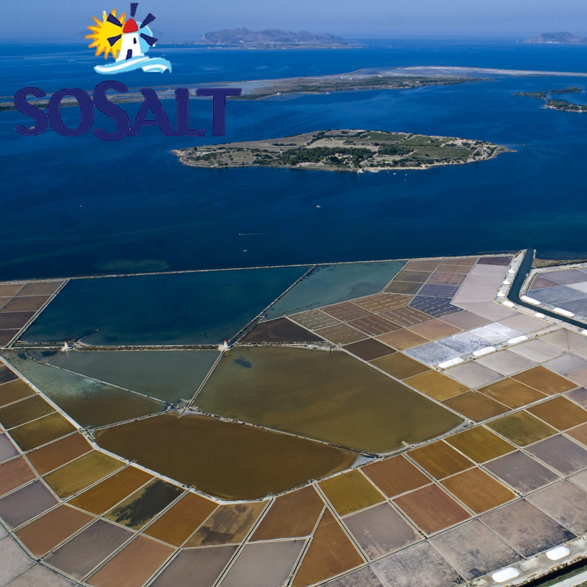 SOSALT coarse sea salt adds Mediterranean brightness to dishes