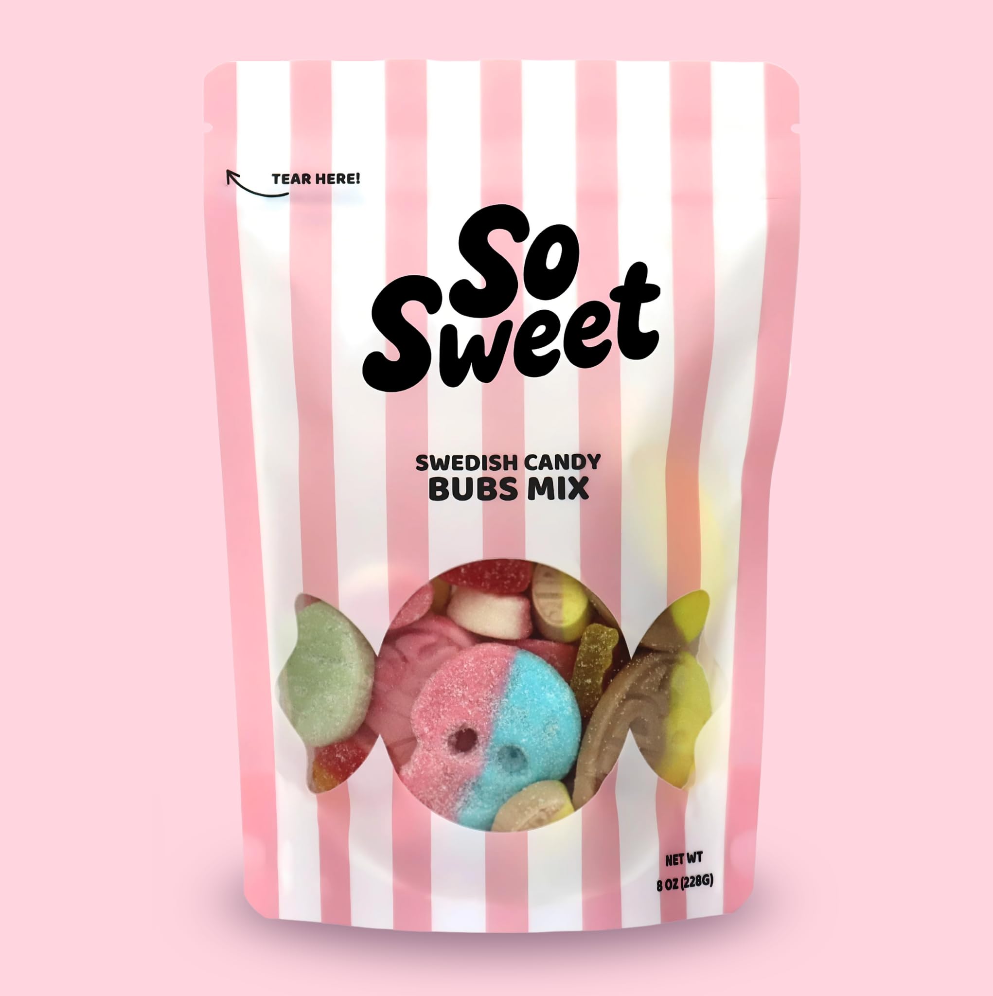 SoSweet Bubs Authentic Godis mix, ideal for gifts or sharing at gatherings.