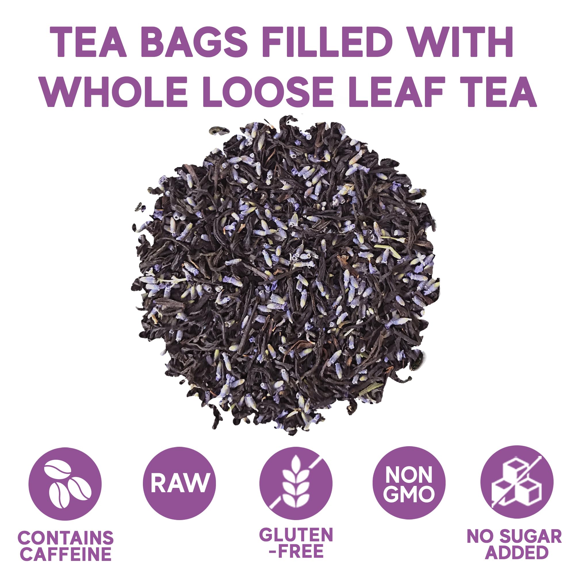 Sou Zen Earl Grey Lavender delivers floral notes with bergamot aroma.