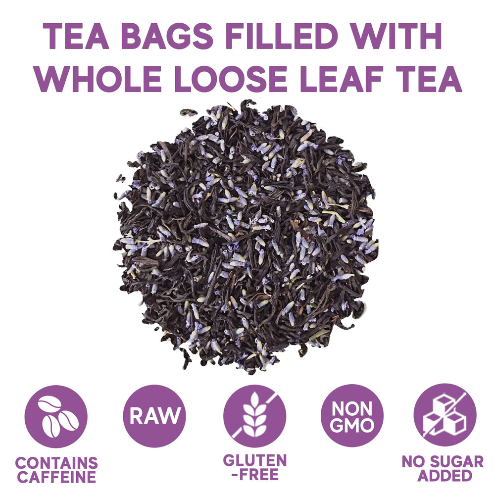 Sou Zen Earl Grey Lavender delivers floral notes with bergamot aroma.