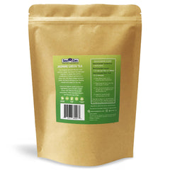 Sou Zen Jasmine Green Tea with jasmine blossoms for a fragrant aroma.