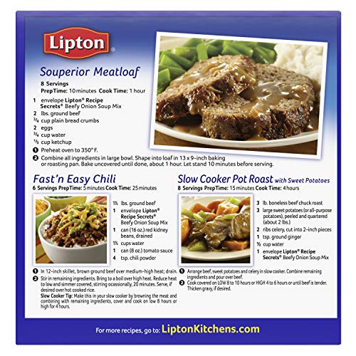 SOUP SECRETS Beefy Onion enhances meatloaf's savory depth.