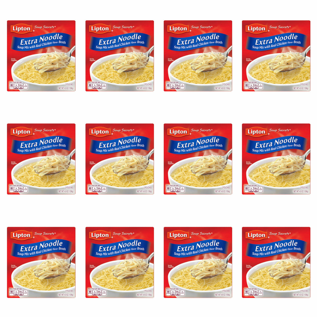 SOUP SECRETS Extra Noodle Soup pack with extra noodles for a hearty meal