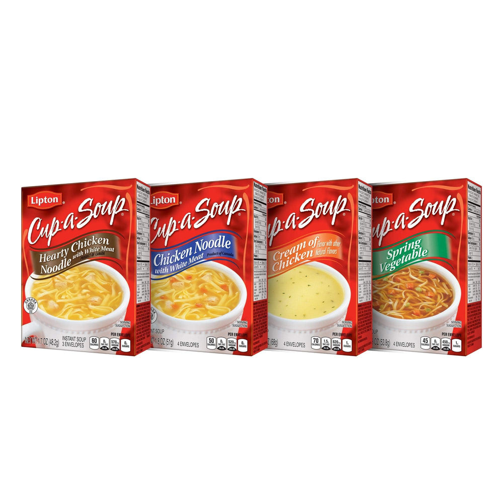 SOUP SECRETS Lipton Cup-a-Soup Cream of Chicken family dining moment with warmth.