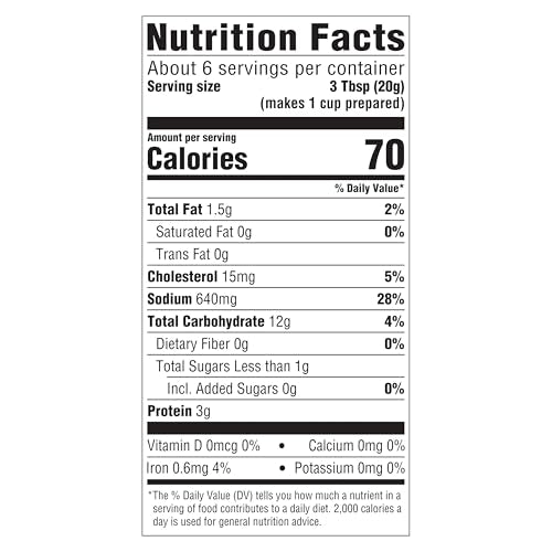 SOUP SECRETS Lipton 4.2 oz box—serves 6-8 portions.