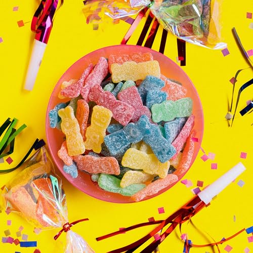 Sour Patch Kids Big Kids come in red and green colorful candy