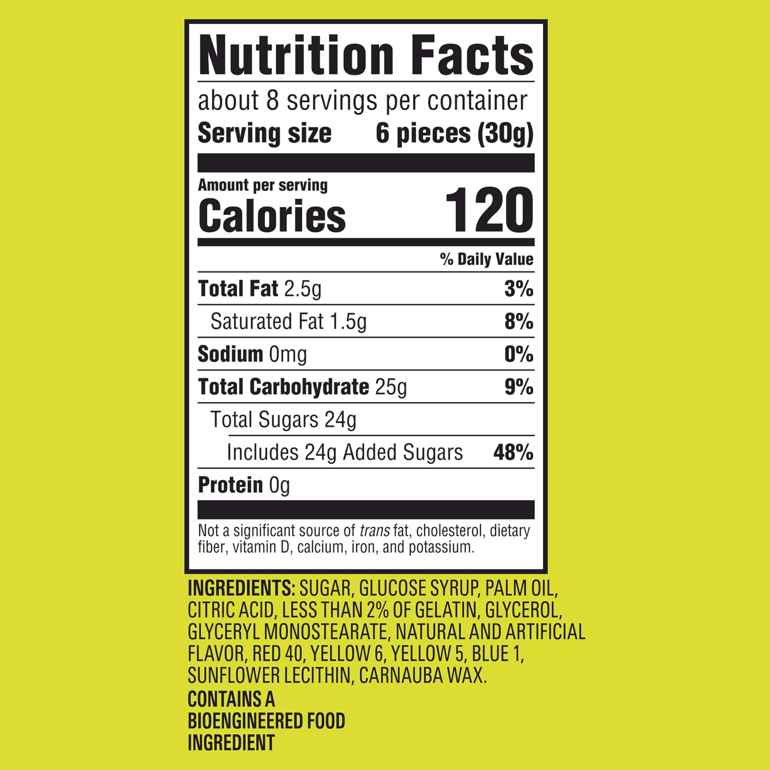 Sour Patch Kids Chews Redberry flavor in bright, fruity bites