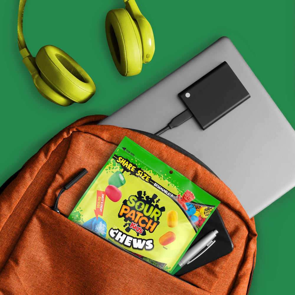 Sour Patch Kids Chews Resealable bag for convenience