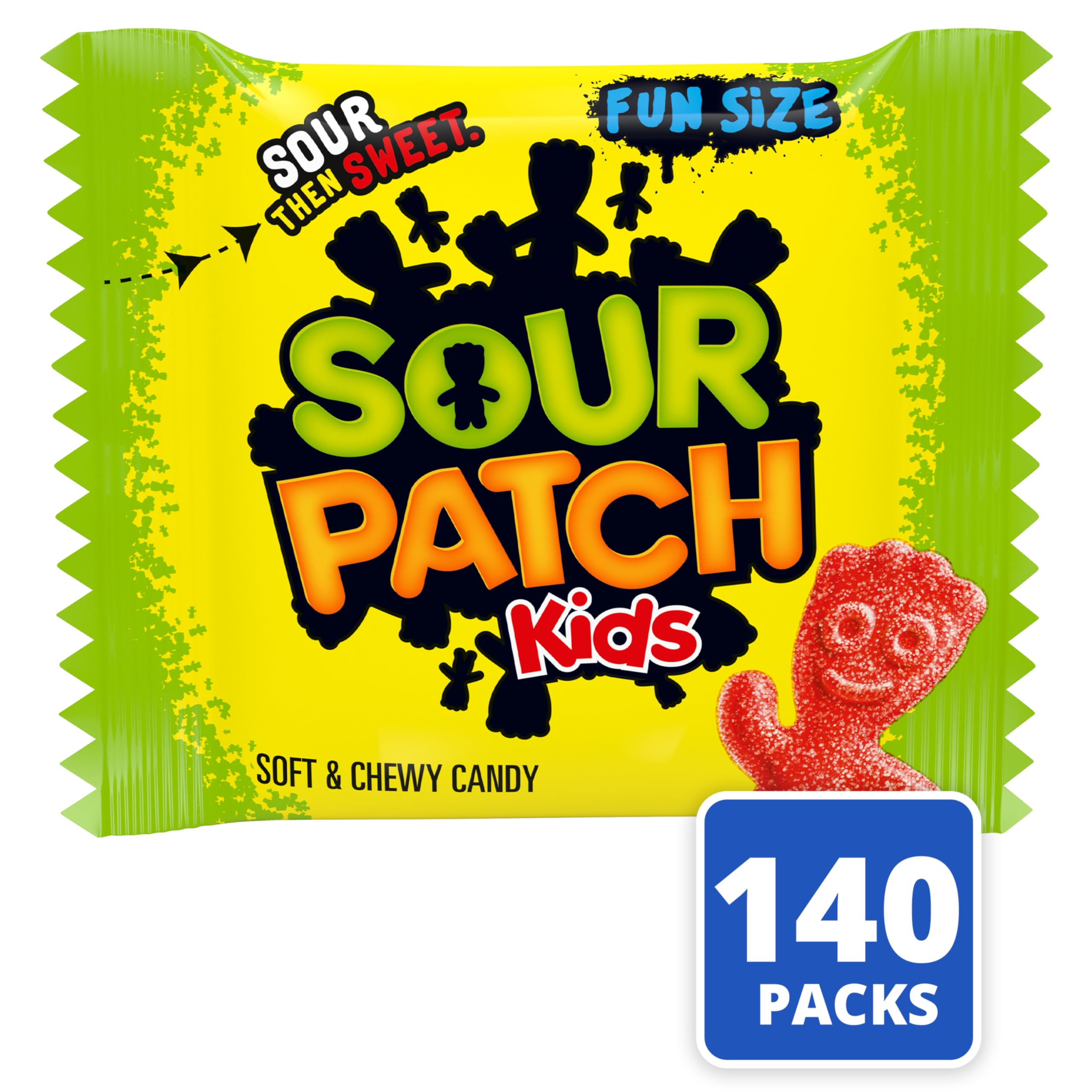 Sour Patch Kids fat-free snack for quick, guilt-free munching