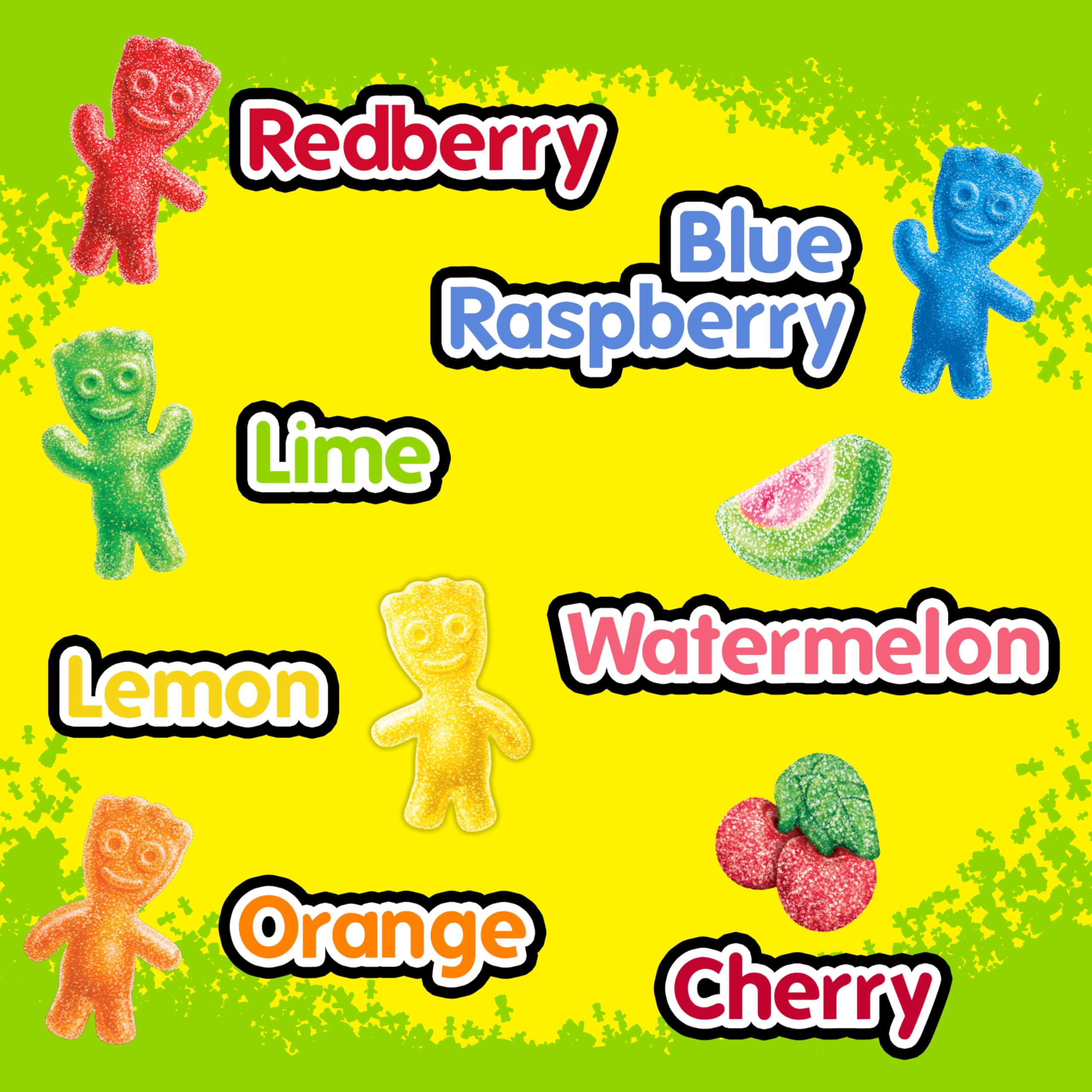 SOUR PATCH KIDS Mini cherry-bunch shapes, cute bites for sharing