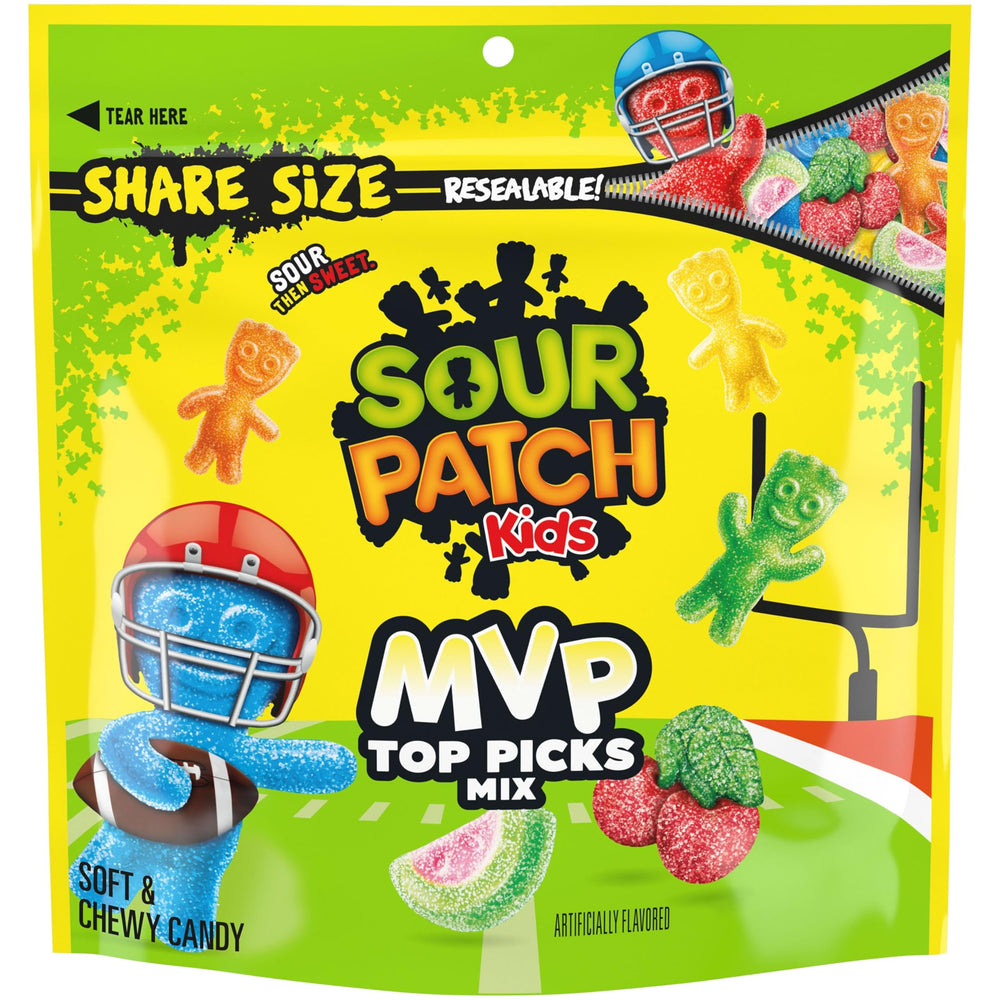 SOUR PATCH KIDS MVP Top Picks Mix candy bag, perfect for party bowls