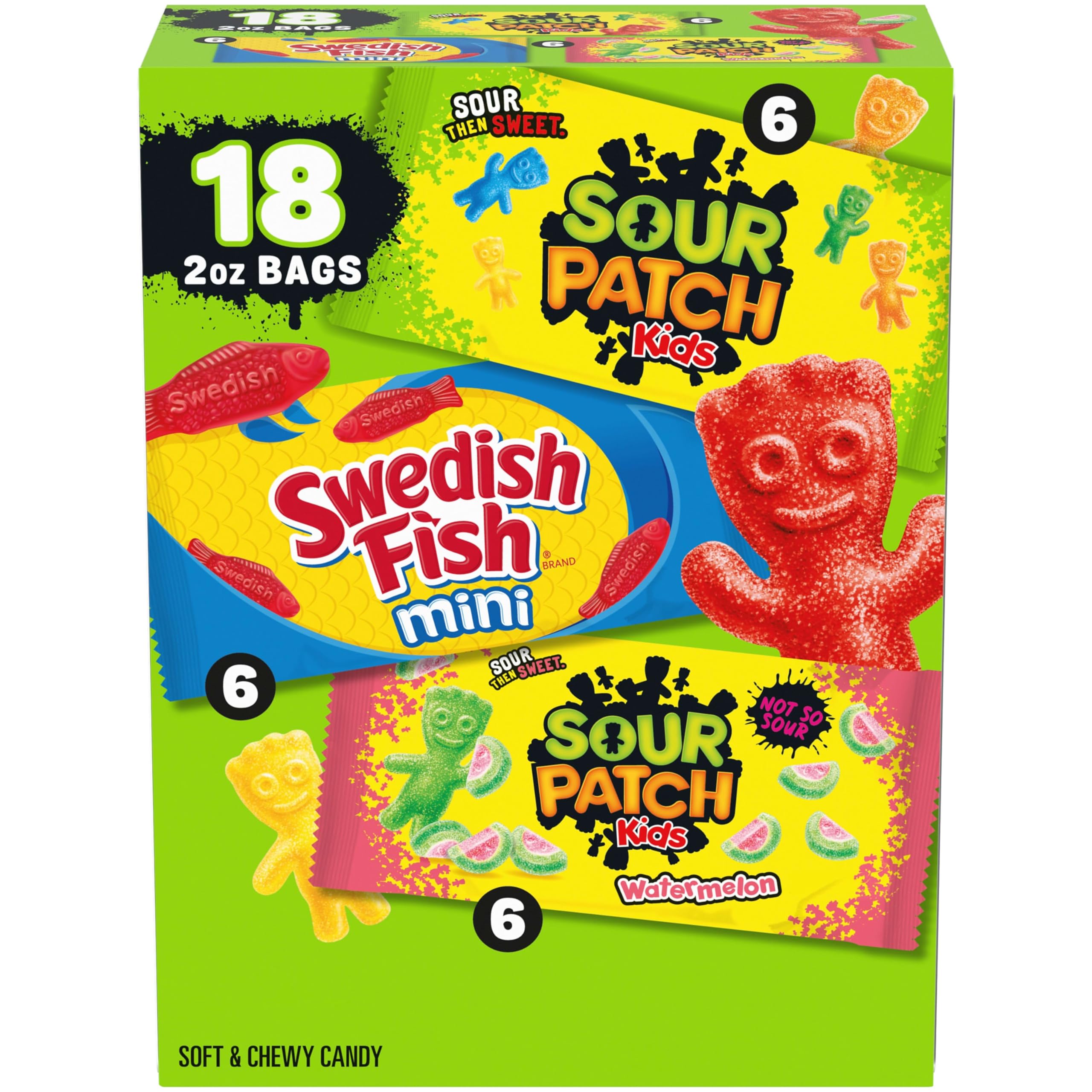 Sour Patch Kids Original bags for tangy-sweet snacking.