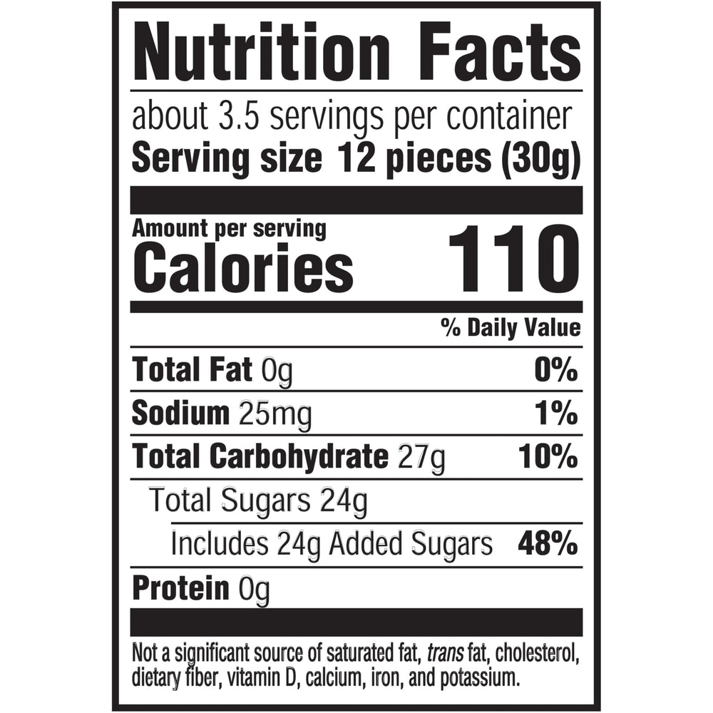 Sour Patch Kids Original back panel highlights freshness seals preserving softness.