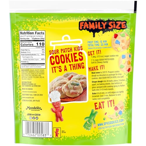 Sour Patch Kids original shapes visible for playful snacking