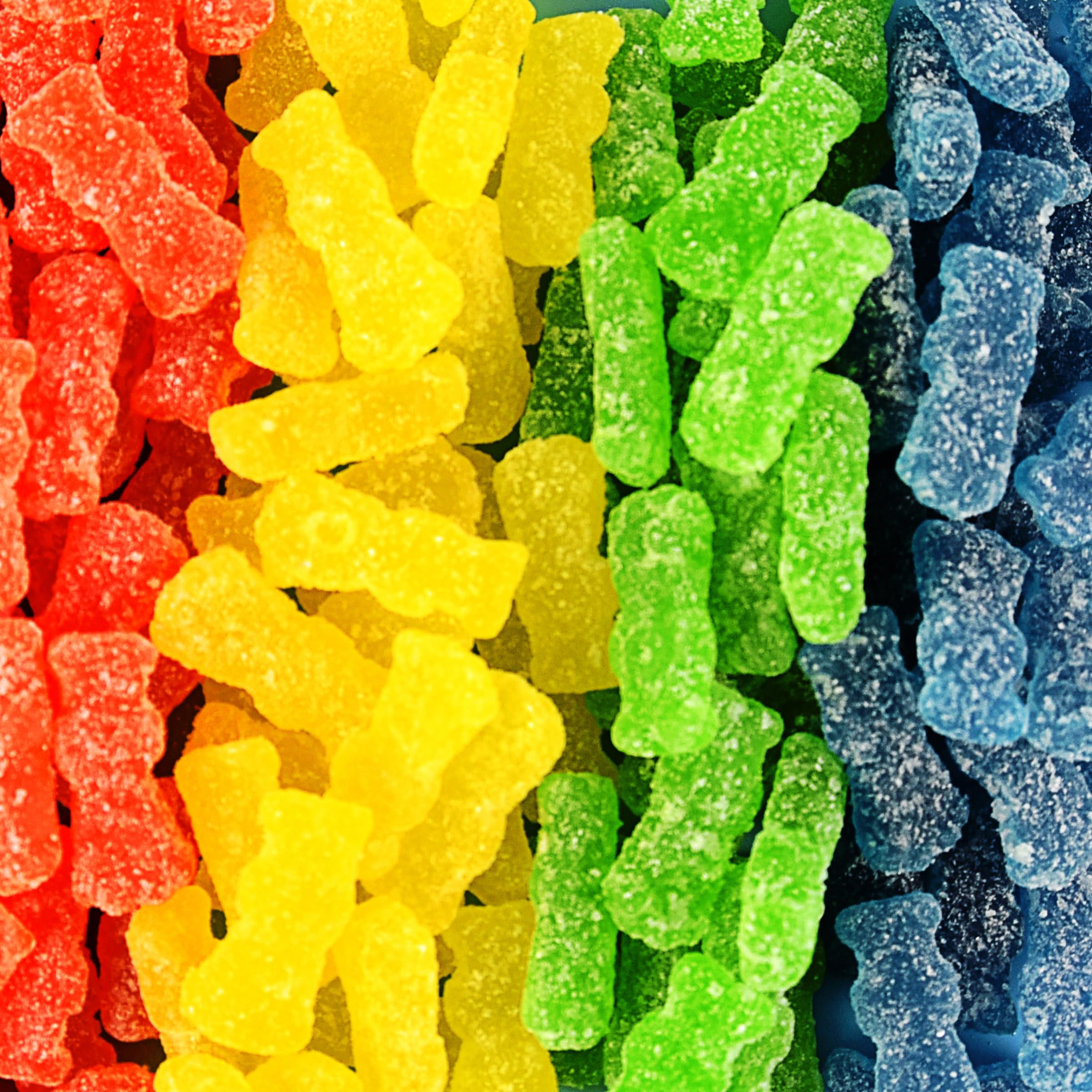Sour Patch Kids pantry display ready for sharing and treats