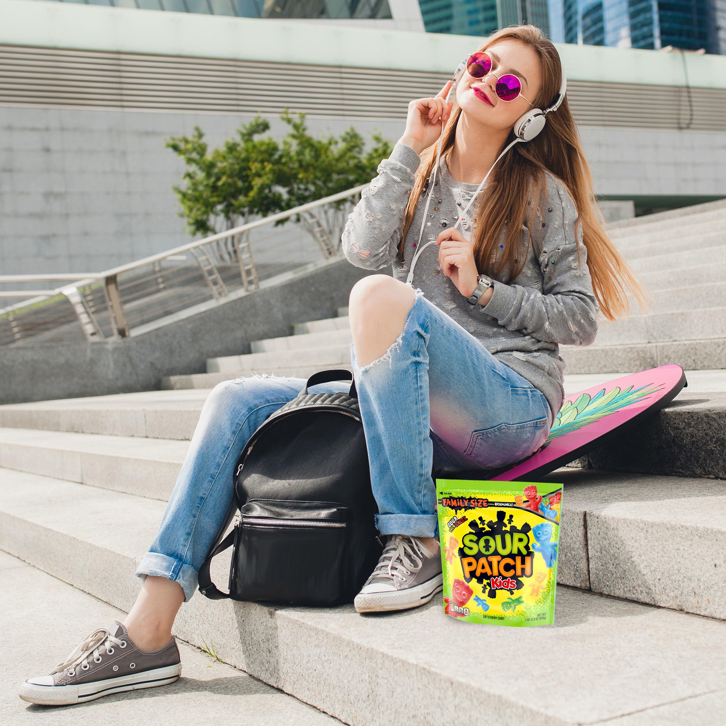Sour Patch Kids party dish ideal for festive candy decor