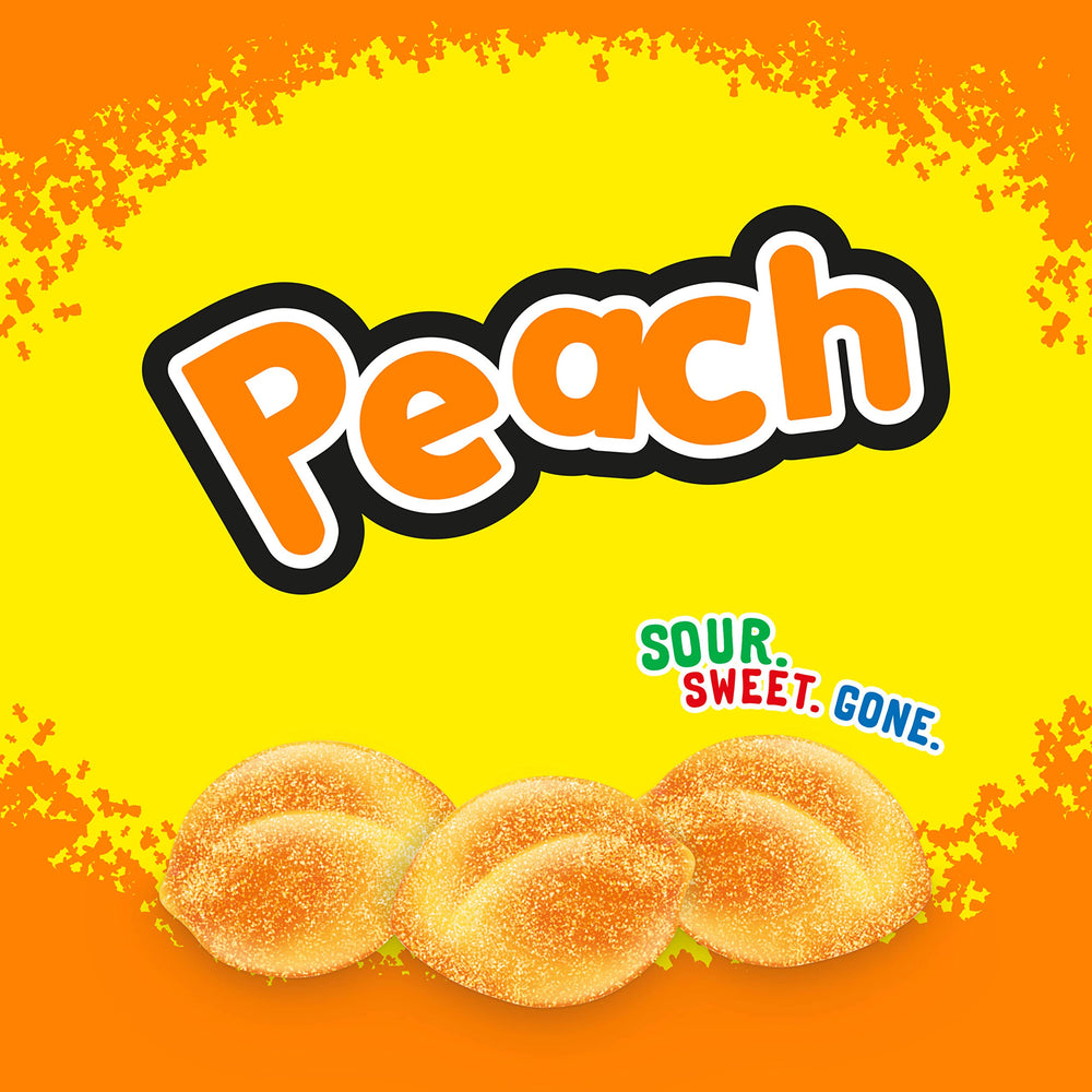 Sour Patch Kids Peach take-home pack ideal for backpacks and purses