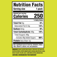 Sour Patch Kids redberry bag shows chewy texture for on-the-go snacking.