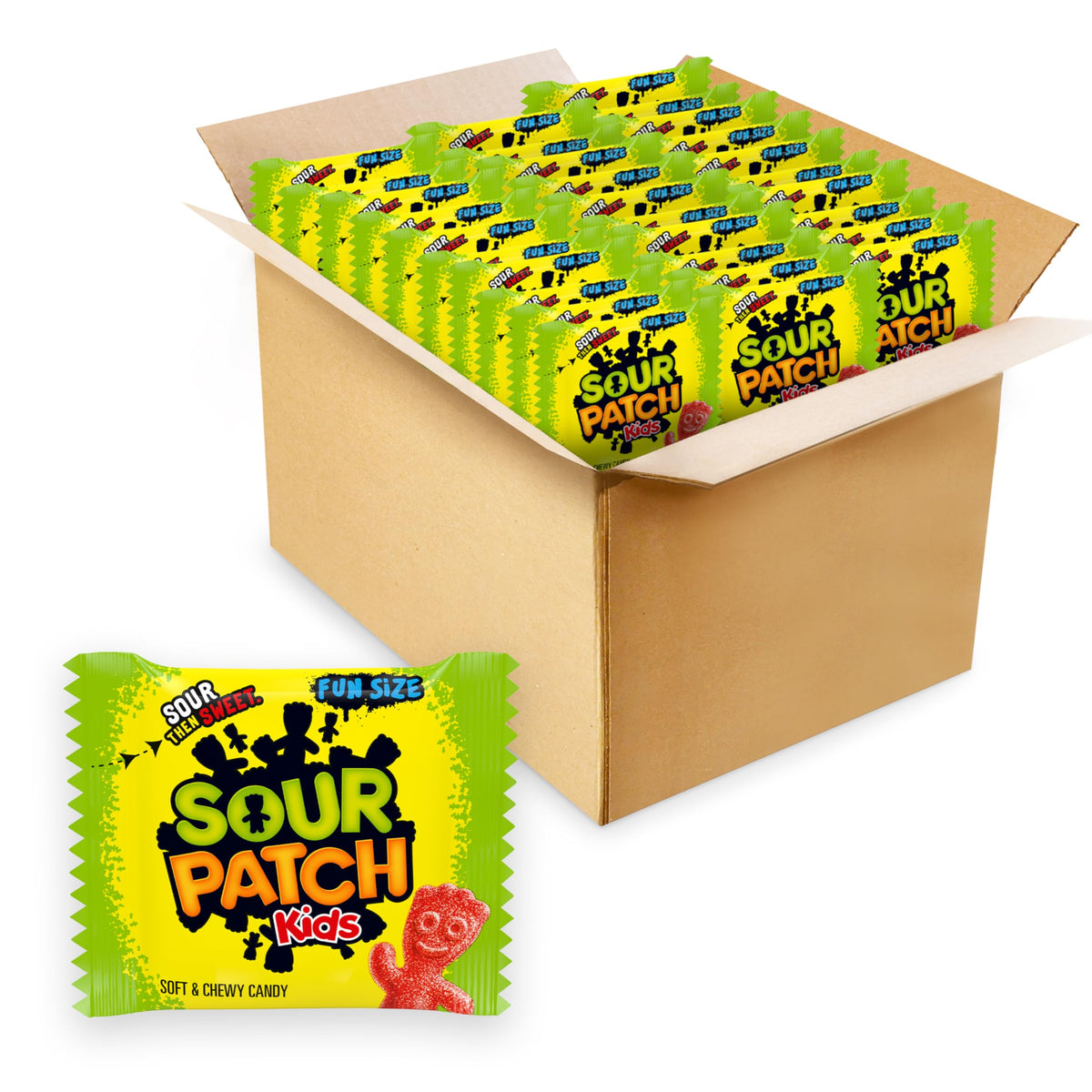 Sour Patch Kids soft chewy candy in a 140-pack bulk bag