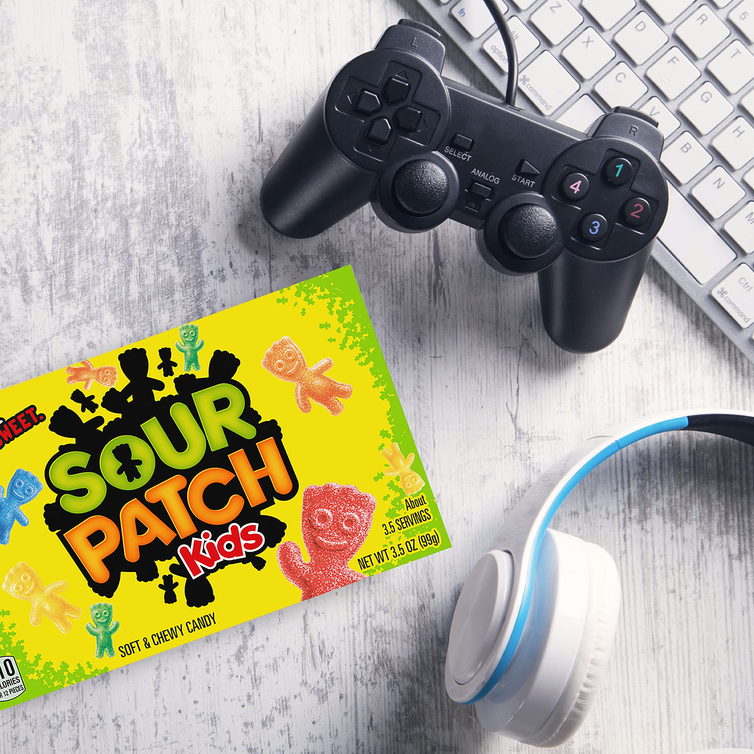 Sour Patch Kids purse-friendly packaging ready for quick treats.