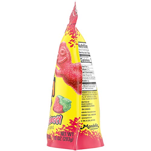 Sour Patch Kids Strawberry gummy on-the-go snack.