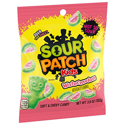 SOUR PATCH KIDS Watermelon backpack snack for on-the-go cravings