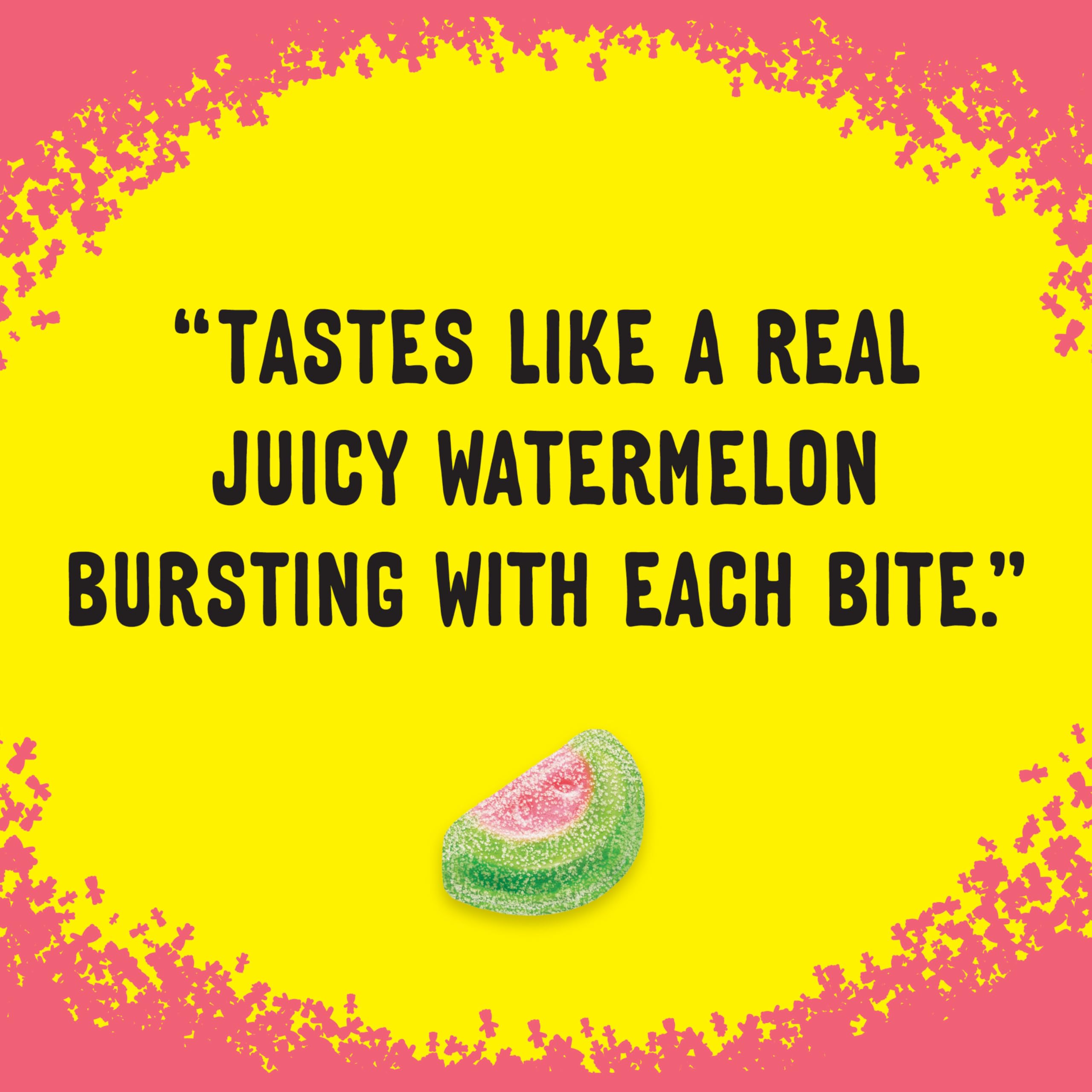 Sour Patch Kids Watermelon dessert topping adds whimsy.
