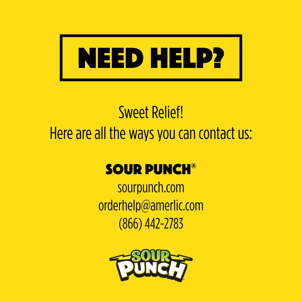 Sour Punch Blue Raspberry Straws holding demonstrates easy grab-and-share snack