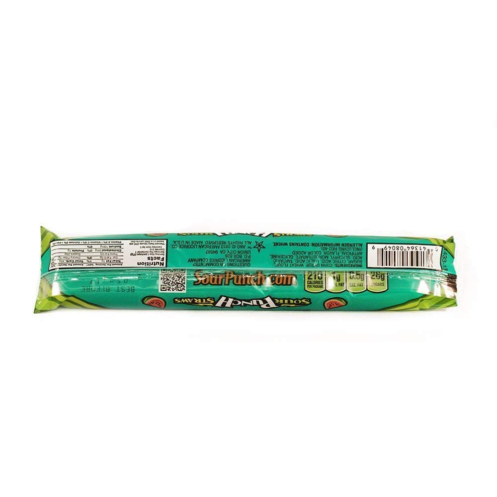 Sour Punch Straws single-serving tray ideal for on-the-go snacks or lunchboxes.