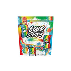 SOUR STRIPS candy topping idea for cupcakes and desserts.