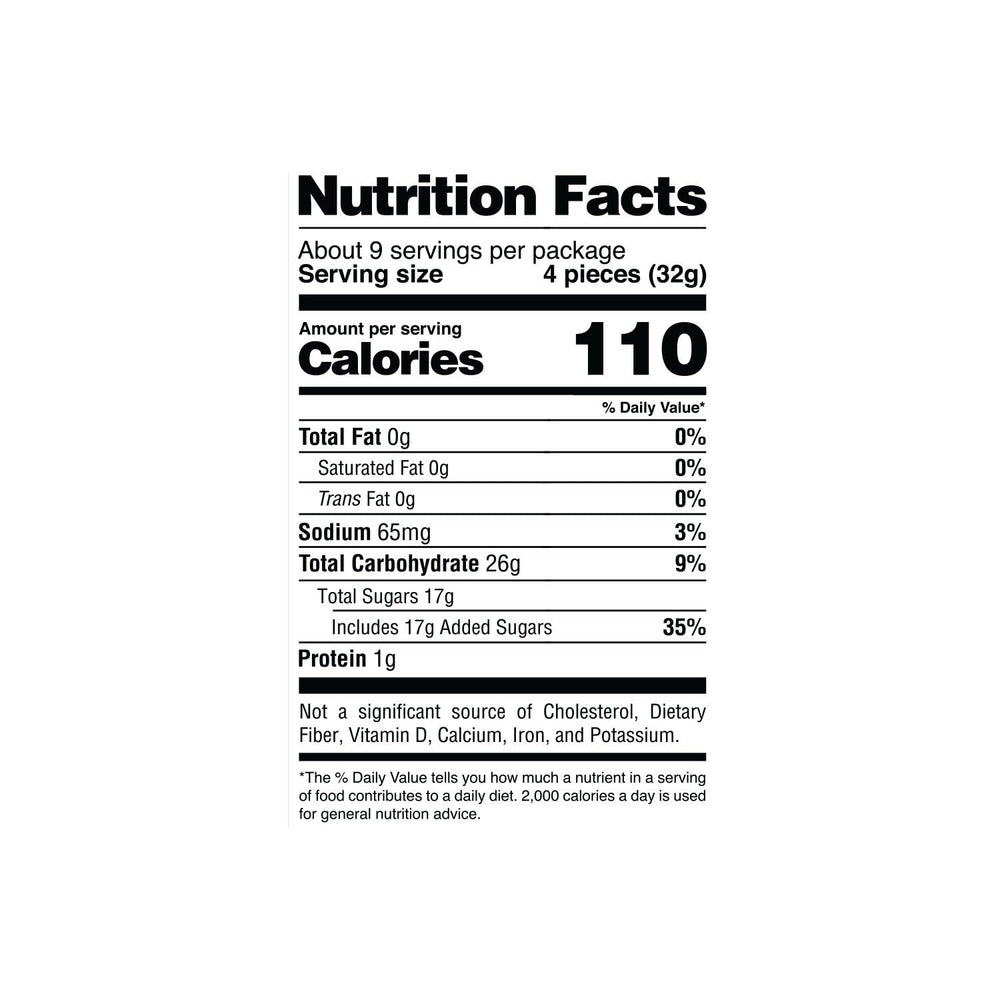 SOUR STRIPS candy at sporting events, snackable and easy to portion.