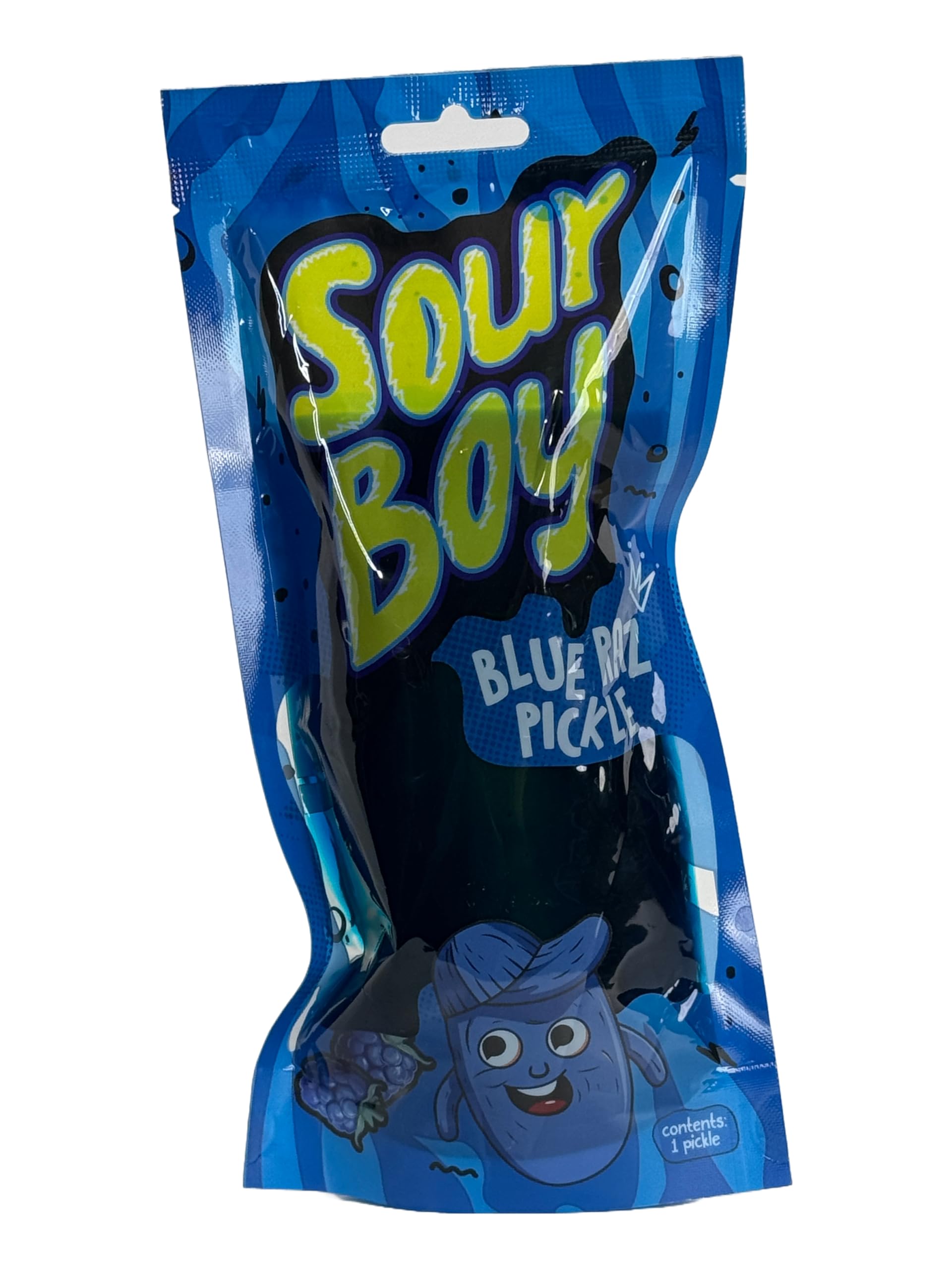 Sourboy Takis Blue Heat, spicy kick pairing with pickle