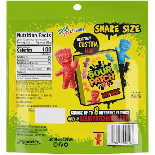Sour Patch Kids Big Kids two times bigger than original for bigger bites