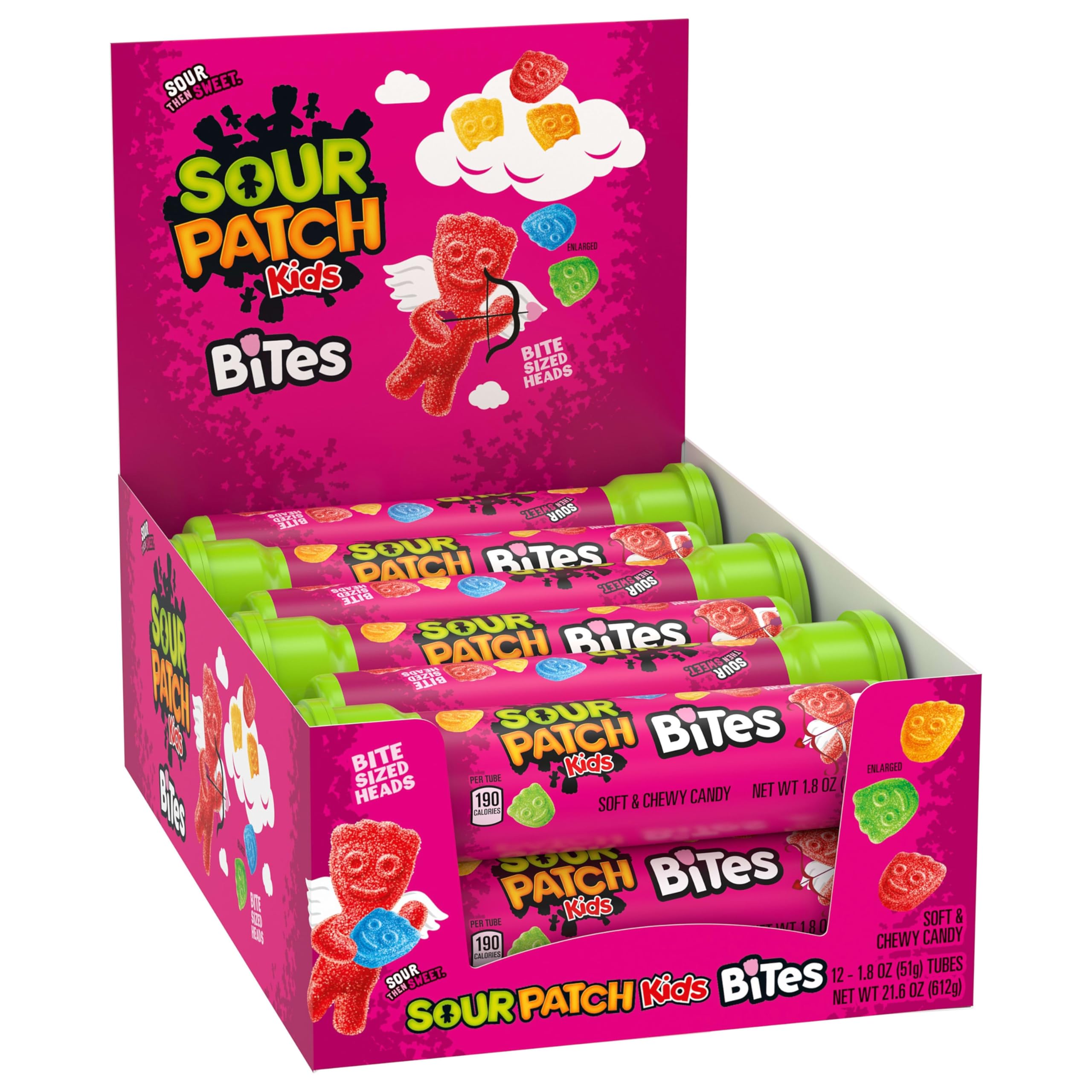 Sour Patch Kids Bites as Valentine party favors, shareable treat.