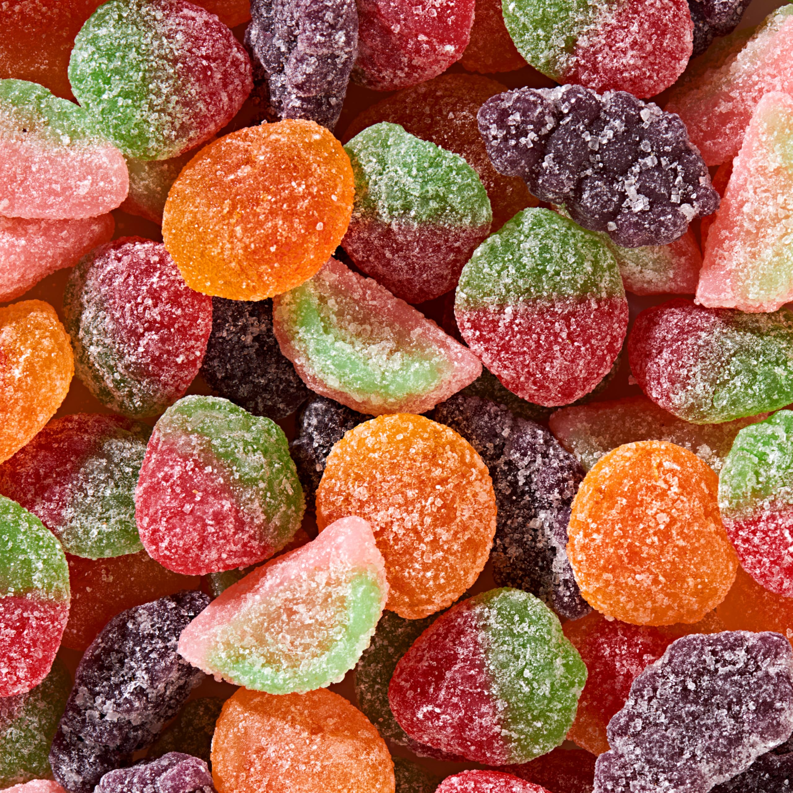 SOUR PATCH KIDS Fruits Mix colorful display for gatherings.