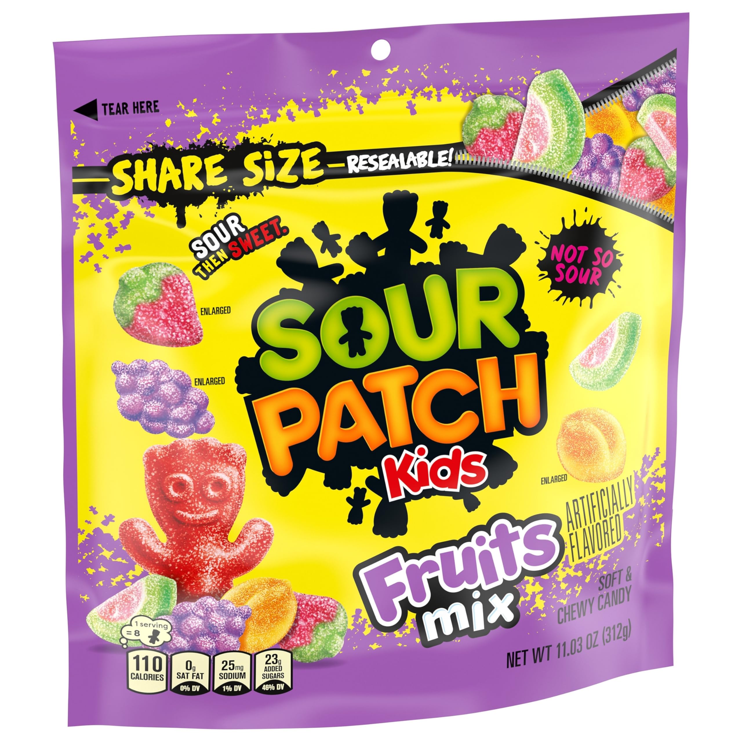 SOUR PATCH KIDS Gift-ready candy bag for celebrations.