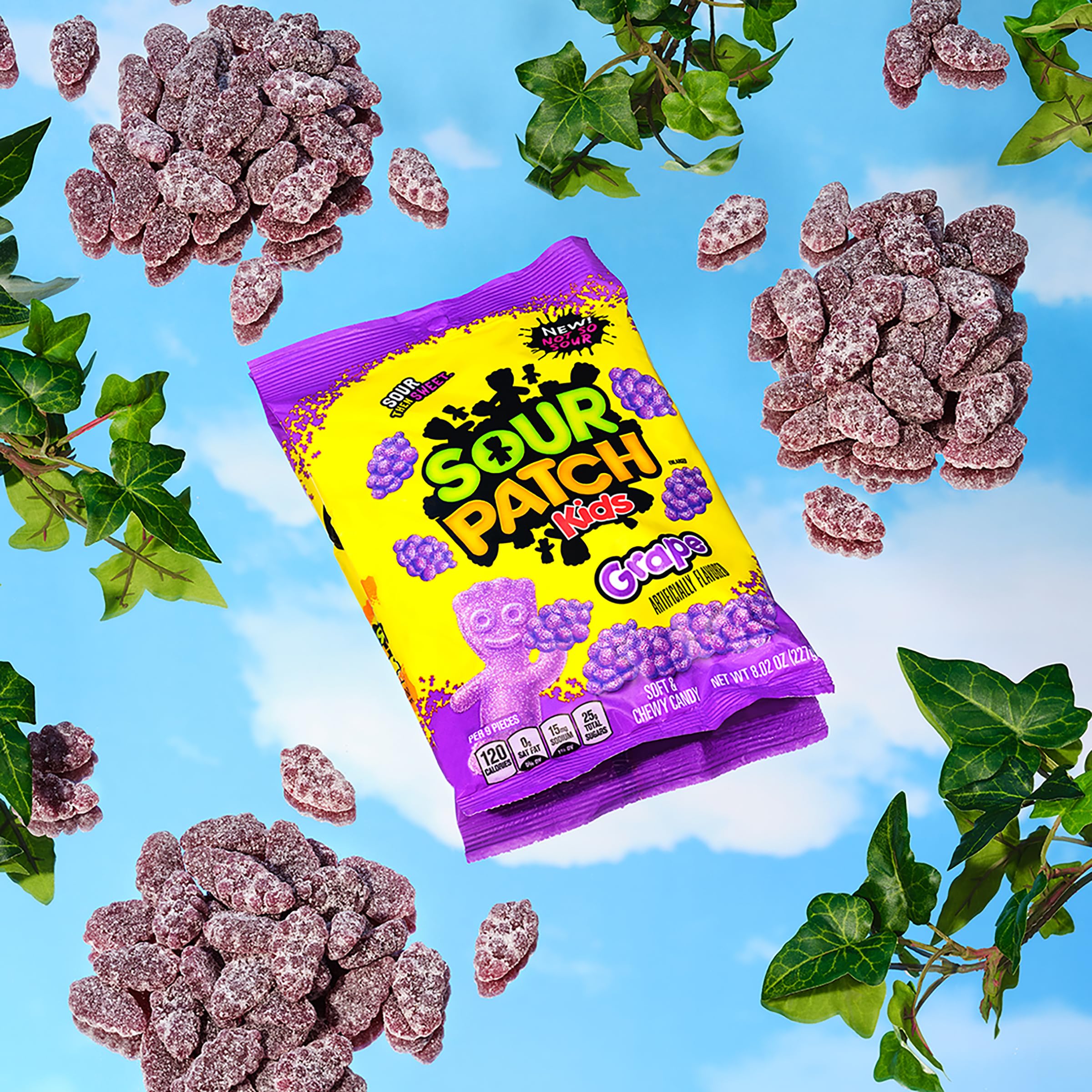 Sour Patch Kids Grape is a fun movie-night snack option