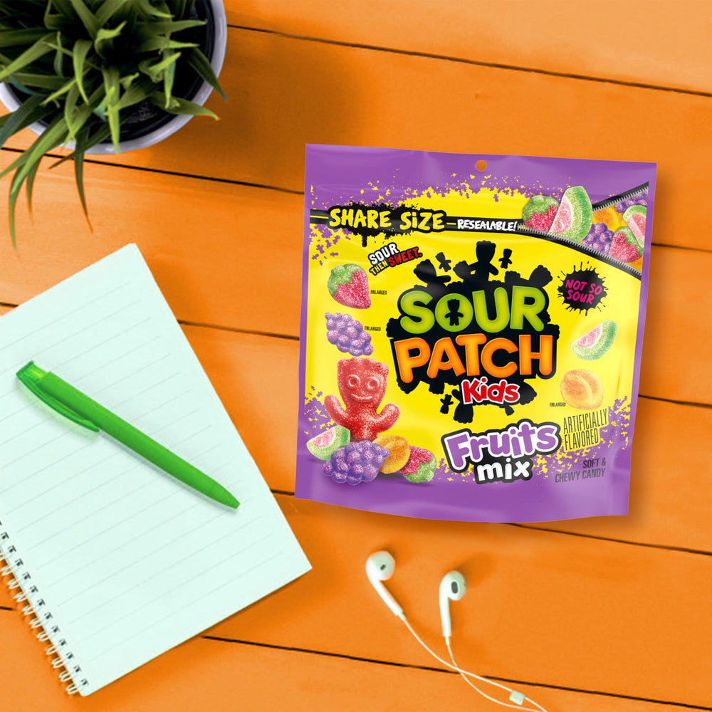 SOUR PATCH KIDS Candy bowl centerpiece for gatherings.