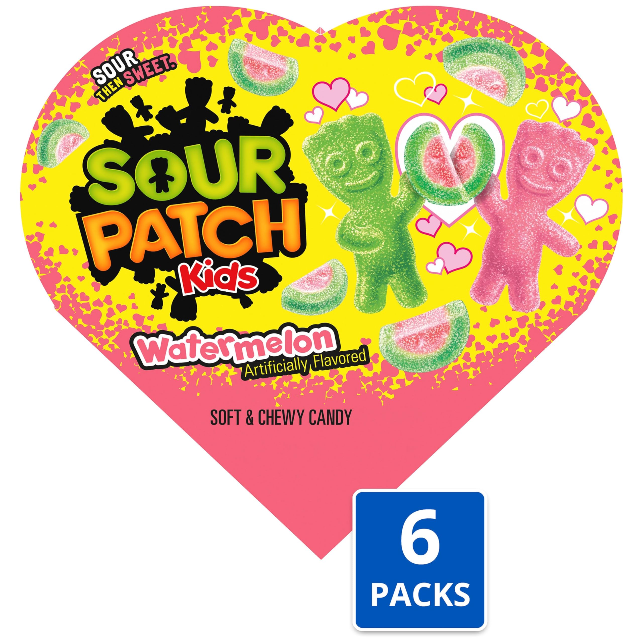 Sour Patch Kids Watermelon soft-chewy texture entices candy lovers