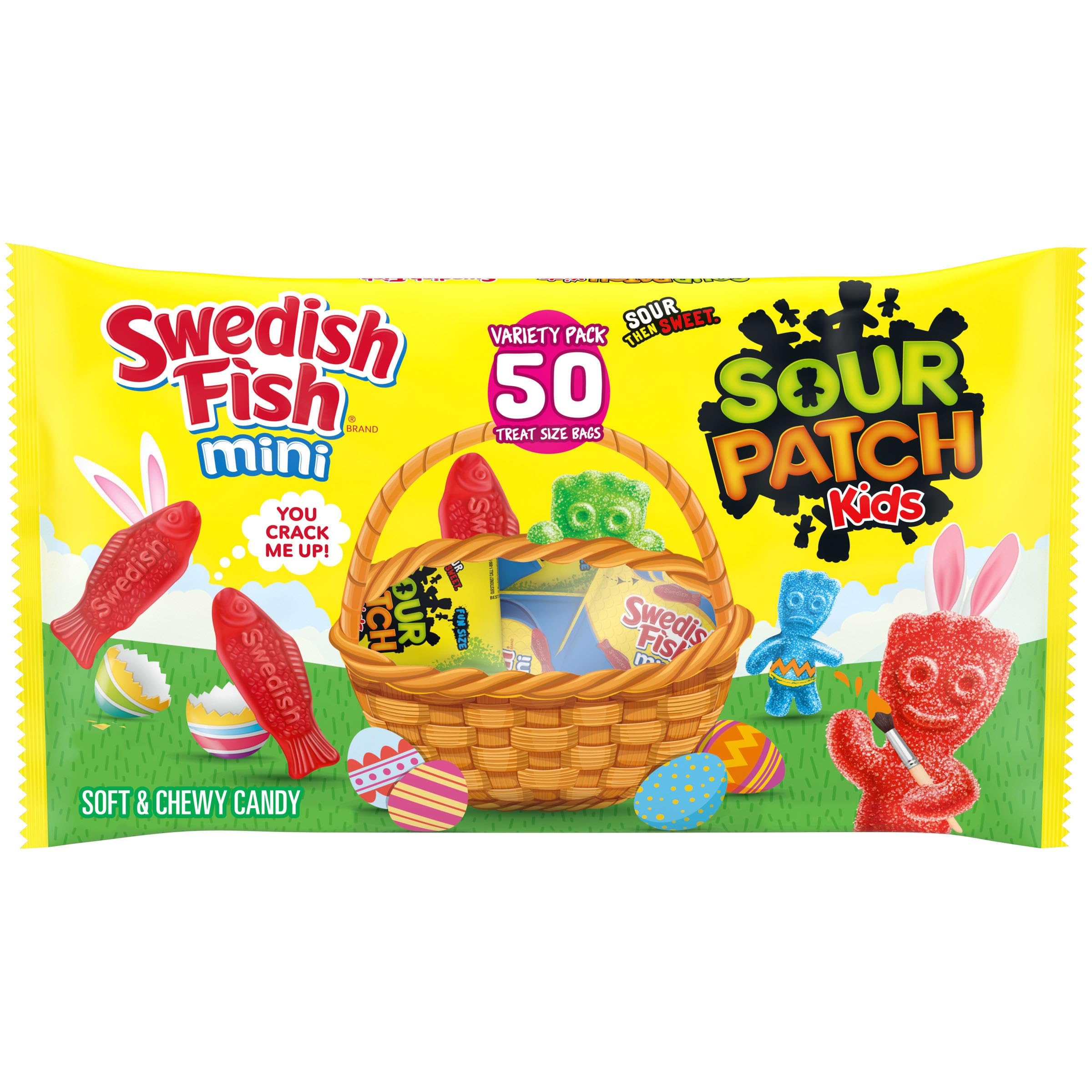 Sour Patch Kids Easter pack with 50 snack packs for sharing