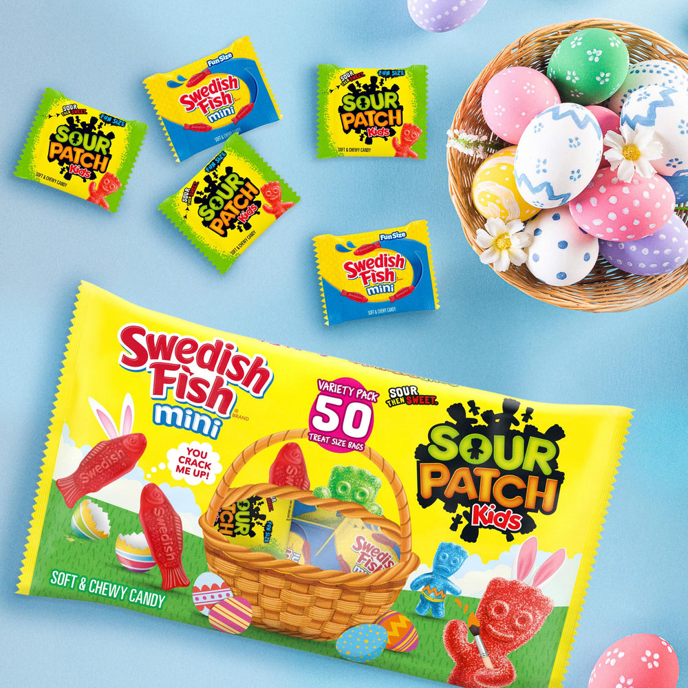 Sour Patch Kids individually sealed Easter snack pack for gifting