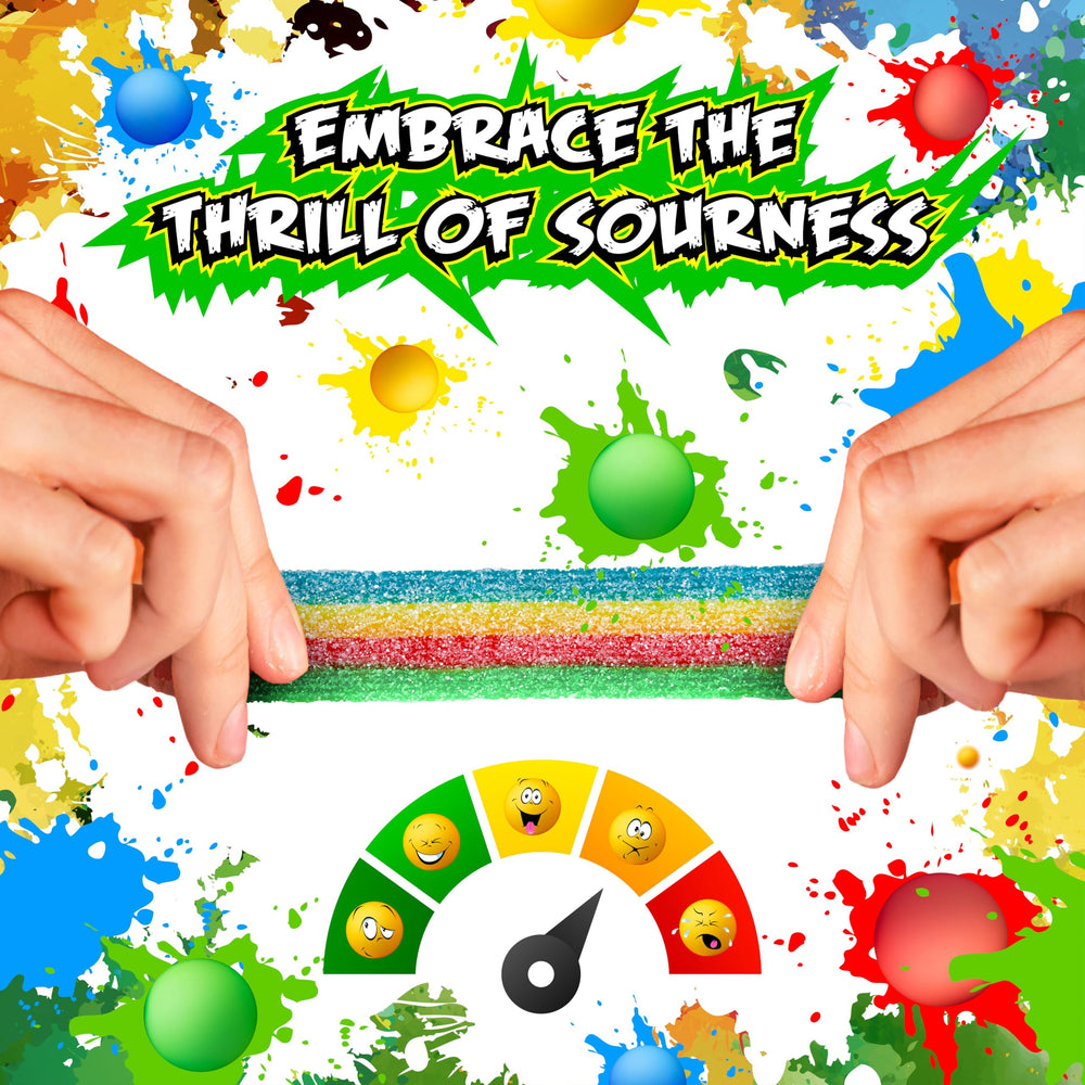 SourZap Sour Belts cupcake topping idea adds zing.