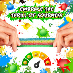 SourZap Sour Belts cupcake topping idea adds zing.