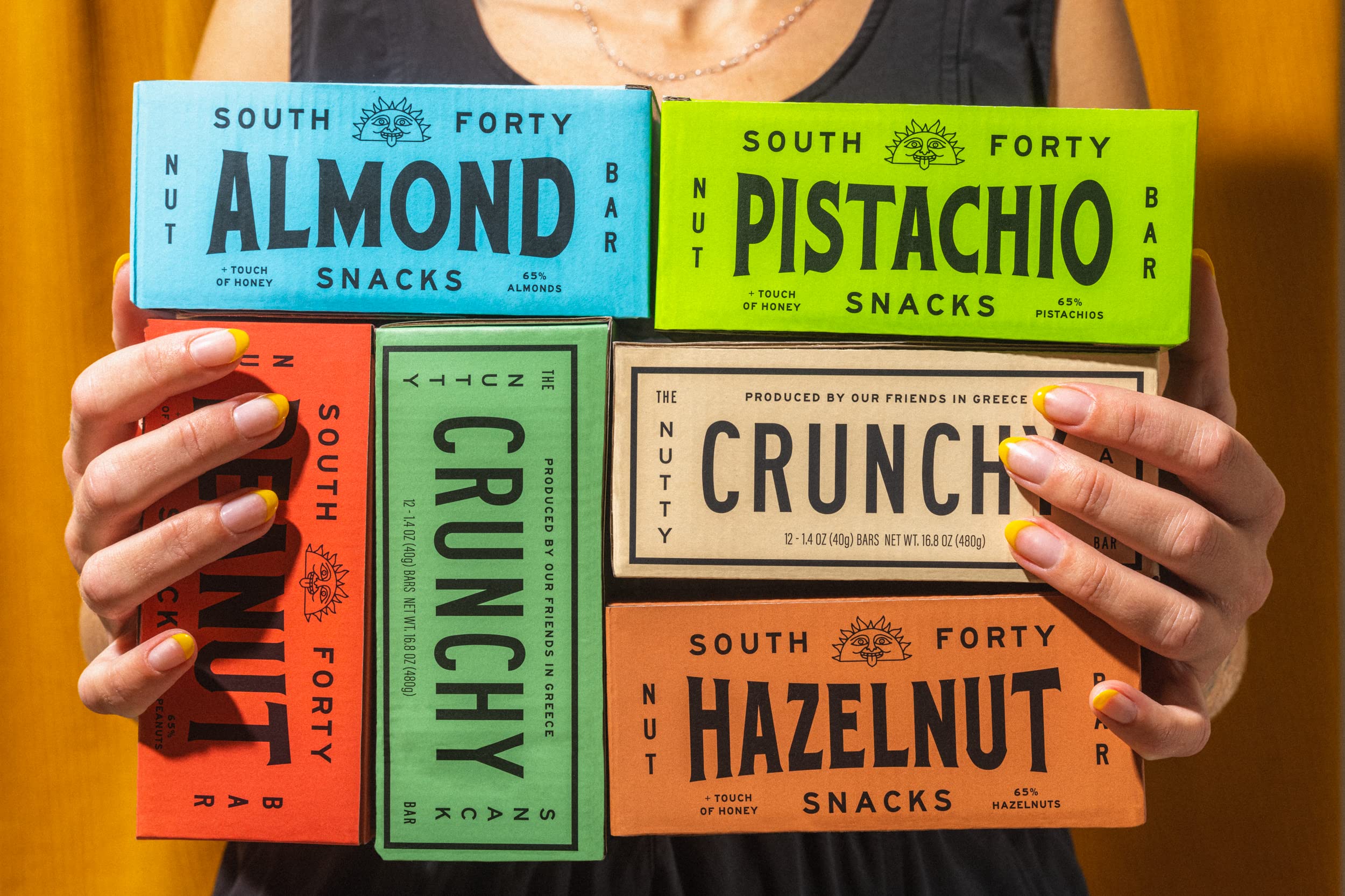 South 40 Cashew Bar on kitchen counter evokes healthy snack routine
