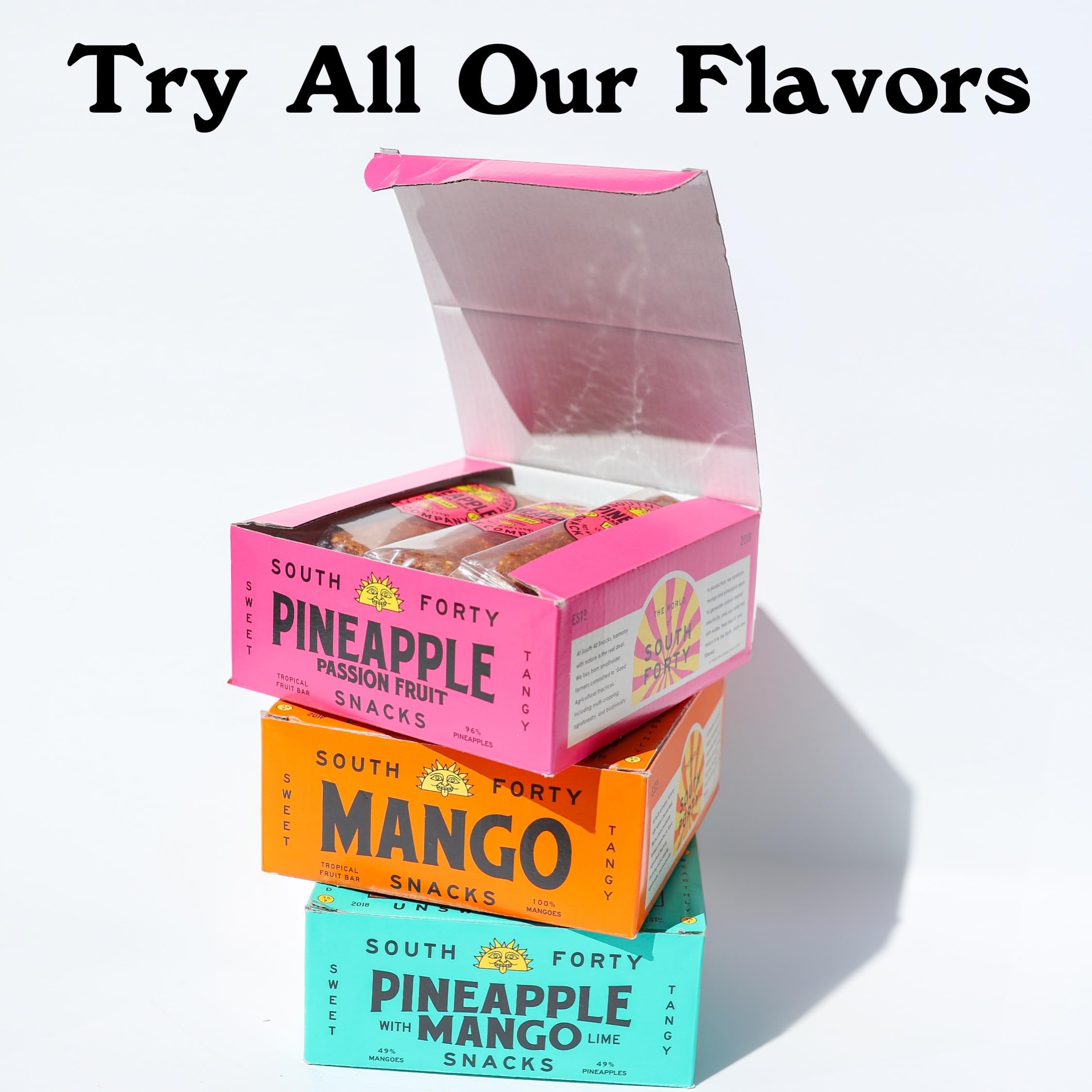 South 40 mango bar in lunchbox, perfect for kids or travel.