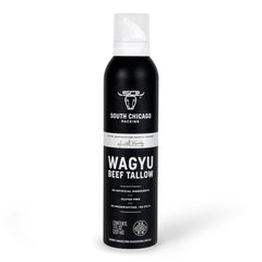 South Chicago Packing Wagyu Tallow Spray bottle delivering umami-rich flavor.