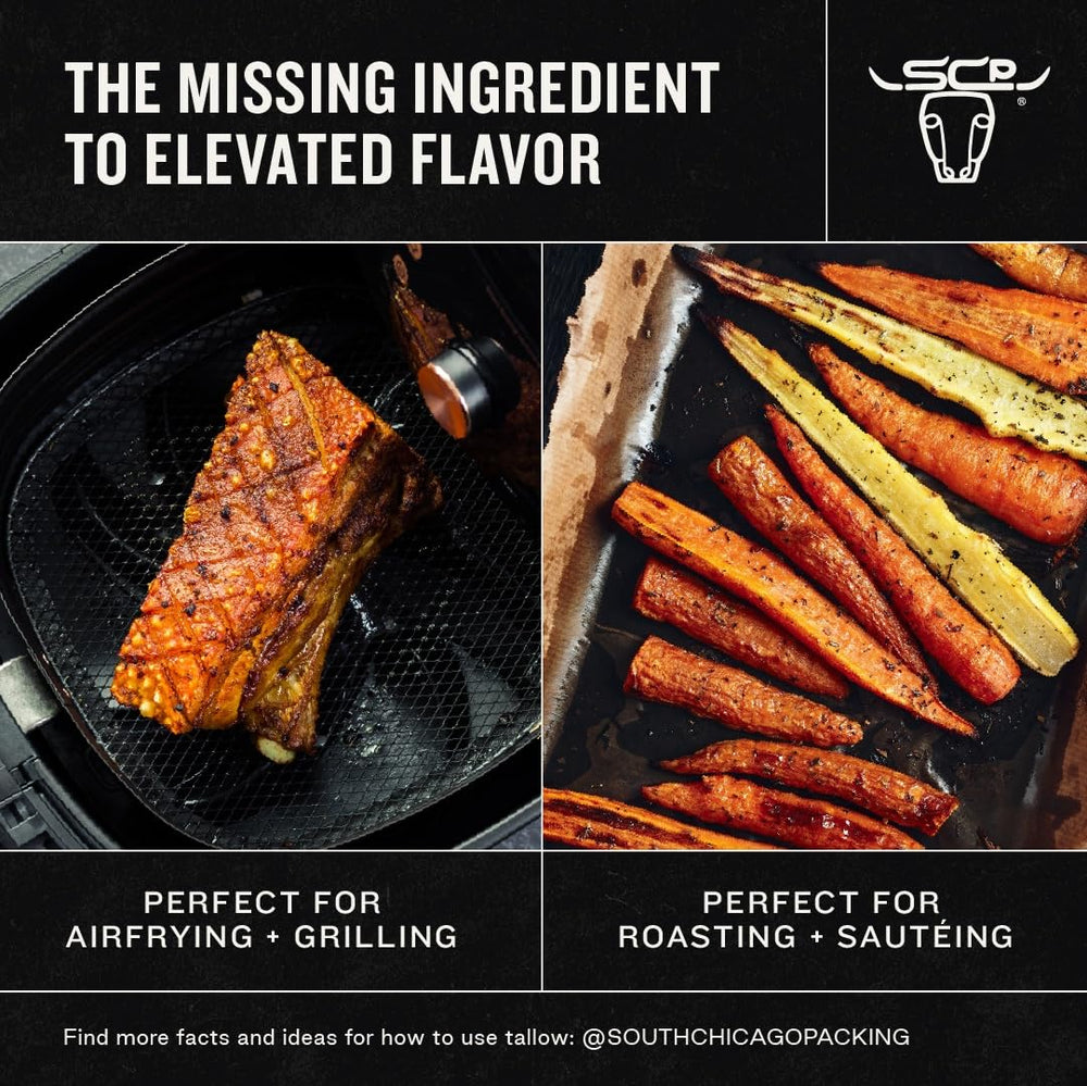 South Chicago Packing Wagyu Tallow Spray enhances stir-fry without grease.