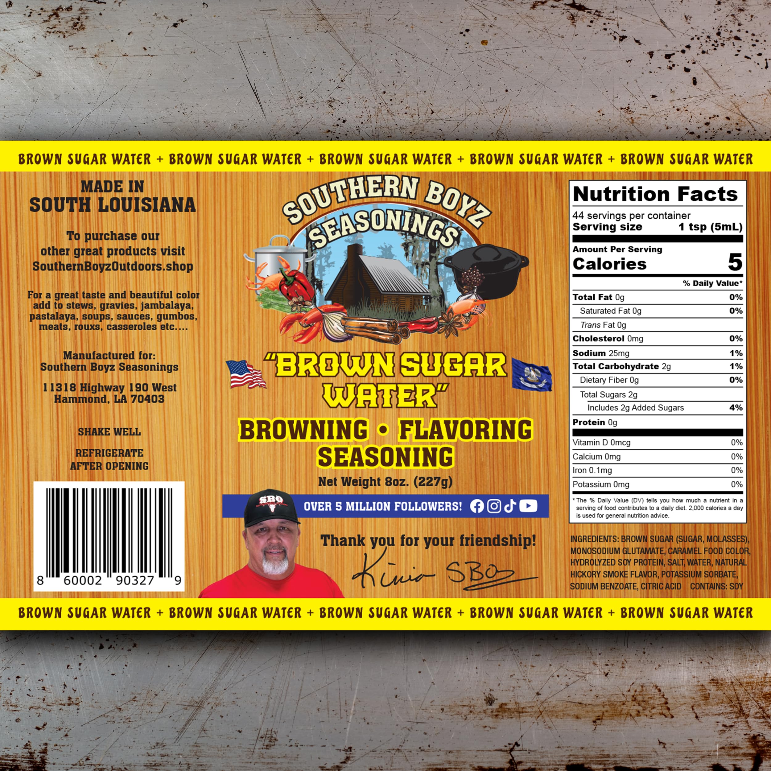 SBO Southern Boyz Outdoors Brown Sugar Water gravy finish highlights versatility.