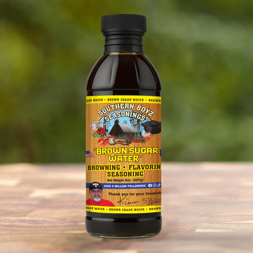 SBO Southern Boyz Outdoors Brown Sugar Water stews develop richer flavor and color.